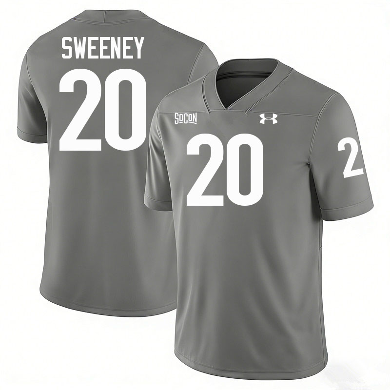 Virginia Military Institute Keydets #20 Owen Sweeney College Football Jerseys,Uniforms-Grey Virginia Military Institute Keydets #20 Owen Sweeney College Football Jerseys,Uniforms-Grey